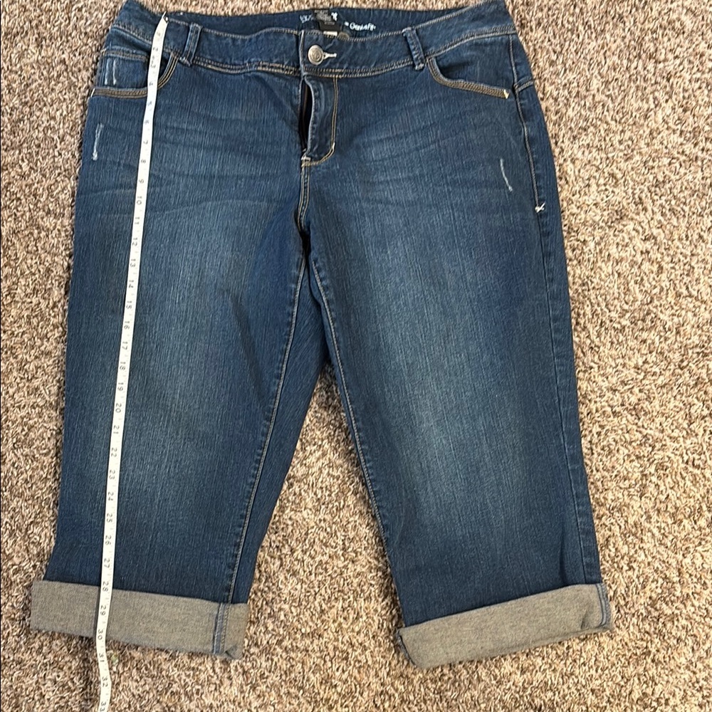 Lane bryant capri genius fit sz 18 jeans